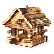 BerryHome Small Bird Feeder Mountain Style Singed 20 × 17 × 17 cm - Bird Feeder