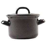 Beryl Pot with lid 14 cm, 1,2 l, black - Pot