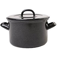 Beryl Pot with lid 18 cm, 2,6 l, black - Pot