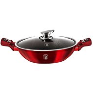 BERLINGERHAUS Wok with lid 30 cm Burgundy Edition - Wok Pan