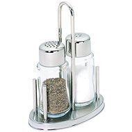 Berndorf Sandrik 2 Piece Salt and Pepper Pot Set - Condiments Tray
