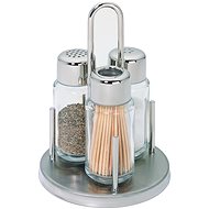 Berndorf Sandrik 3-piece Salt, Pepper and Toothpicks Set - Condiments Tray