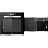 BEKO BIS 35500 XMS + BEKO MCB 25433 X - Built-in Oven & Microwave Set