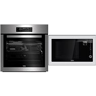 BEKO BIM 26400 XCS + BEKO MGB 25332 BG - Built-in Oven & Microwave Set