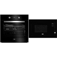 BEKO BIM 24300 BS + BEKO MCB 25433 BG - Built-in Oven & Microwave Set