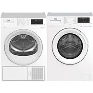 BEKO EWUE86261CSH1W + BEKO EDF85241CSH1W - Washer Dryer Set