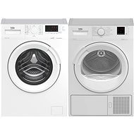 BEKO WUE8726XST + BEKO DS8452TA - Set pračka a sušička