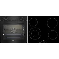 BEKO BBIS17300BCS + BEKO HIC64402 - Oven & Cooktop Set