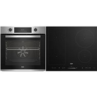 BEKO BBIE12300XMP + BEKO HII64500UFT - Oven & Cooktop Set
