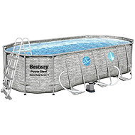 Bestway Power steel stacked stone swim vista 5,49 × 2,74 × 1,22 m with accessories - Pool