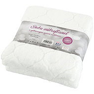 B. E. S. - Petrovice Blanket embossed flannel EXCLUSIVE 130 × 190 - White - Blanket