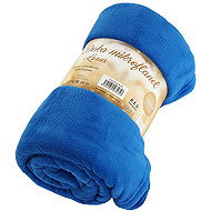 B. E. S. - Petrovice Microflannel blanket EXCLUSIVE 150 × 200 - Blue - Blanket