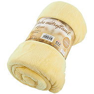 B. E. S. - Petrovice Microflannel blanket EXCLUSIVE 150 × 200 - Vanilla - Blanket