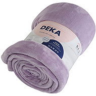 B. E. S. - Petrovice Microflannel blanket with lamb 150 × 200 - Purple - Blanket