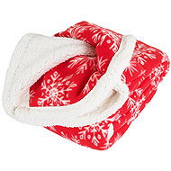 B. E. S. - Petrovice Buffalo Blanket with lamb 150 × 200 - Flakes red - Blanket