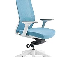 BESTUHL
J17 White light blue with headrest - Office Chair