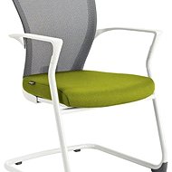BESTUHL Merens White Meeting green - Conference Chair 