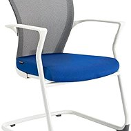 BESTUHL Merens White Meeting blue - Conference Chair 