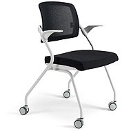 BESTUHL U20 White Black - Conference Chair 