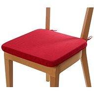 Sedák 40 × 40 cm so šnúrkami – Červený - Podsedák na stoličku