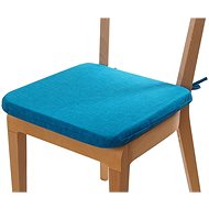 Seat cushion 40 x 40 cm with laces - Turquoise - Chair Cushion