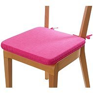 Sedák 40 × 40 cm so šnúrkami – Ružový - Podsedák na stoličku