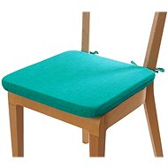 Seat cushion 40 x 40 cm with drawstrings - Green turquoise - Chair Cushion