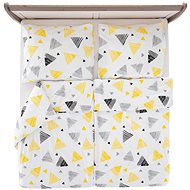B. E. S. - Petrovice cotton bed linen Triangle, 140 × 200 cm, 70 × 90 cm - Bed Linen