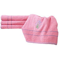 B. E. S. PETROVICE Towel with embroidery Lavender 50 × 90 cm, old pink - Towel