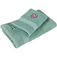 B. E. S. PETROVICE Gift set terry towel and bath towel with embroidery Football 50 × 90 cm + 70 × 14 - Towel