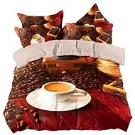 7dílné 3D povlečení - Kávu prosím - Bed Linen