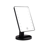 Cosmetic make-up mirror with led light black - Makeup Mirror