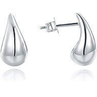 MINET Modern Silver Teardrop Stud Earrings (Ag 925/1000, 2.95g) - Earrings
