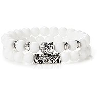 Silver Star Twilite ladies bracelets, Buddha, set of 2 - Bracelet