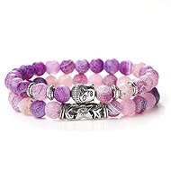 Silver Star Jasminewood Damenarmbänder, Buddha, 2er-Set - Armband