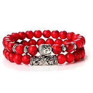 Silver Star Rosywood Damenarmbänder, Buddha, 2er-Set - Armband