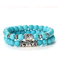 Silver Star Petunia ladies bracelets, Buddha, set of 2 - Bracelet