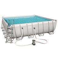BESTWAY Square Pool Set 4,88 m × 4,88 m × 1,22 m - Bazén