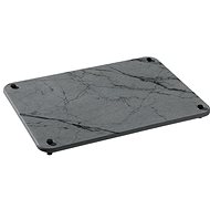 Touchless Kitchen mat for serving or drying, grey marble, 40 × 30 cm - Tray