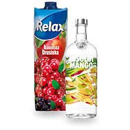 Vodka Absolut Mango 40% 1l + Relax Cranberry 1l - Vodka