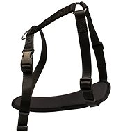 Bafpet Strap harness, solid colour - Black, size 15mm × OH 32-46cm, 18413J - Harness