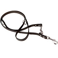 Bafpet GRAZL leather switch leash, smooth - Black, 18mm × 240cm, 14301 - Leash