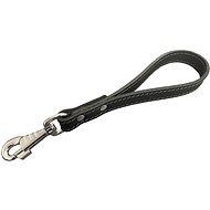 Bafpet Leather leash, ear, HERRY - Black, 22mm × 25cm, 07801 - Leash