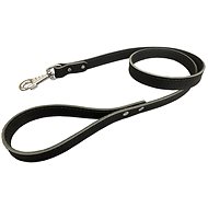 Bafpet Leather leash, HERRY - Black, 22mm × 120cm, 07209 - Leash