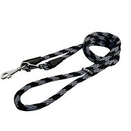 Bafpet Rope switch leash "Spiral" - Grey, 14mm × 240cm, 15308 - Leash