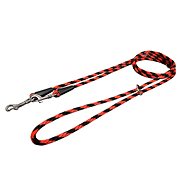 Bafpet Lanové přepínací vodítko "Spirála" - Červená, 6mm × 240cm, 15306 - Leash