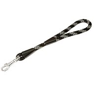 Bafpet Rope leash "Spiral", handle - Grey, 14mm × 35cm, 15800 - Leash