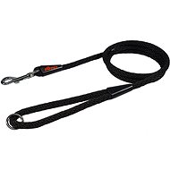 Bafpet Rope leash "Spiral" - Black, 6mm × 150cm, 15206 - Leash