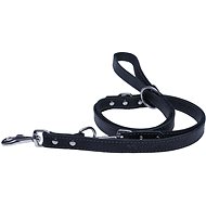 Bafpet Switchable Leather ECG Leash - Black, 25mm × 240cm, 07306E - Leash