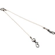 Bafpet LANKO 3mm - White, 3mm × 30cm, 15280 - Double Dog Leash